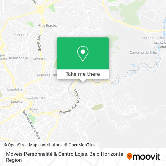 Móveis Personnalité & Centro Lojas map