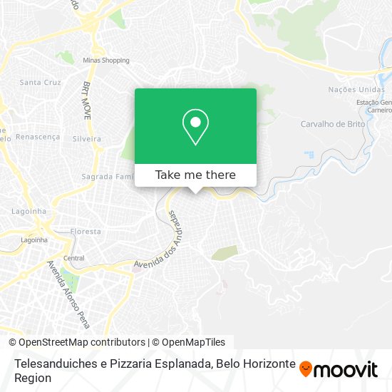 Telesanduiches e Pizzaria Esplanada map