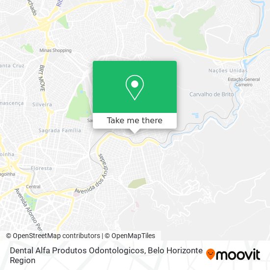 Dental Alfa Produtos Odontologicos map