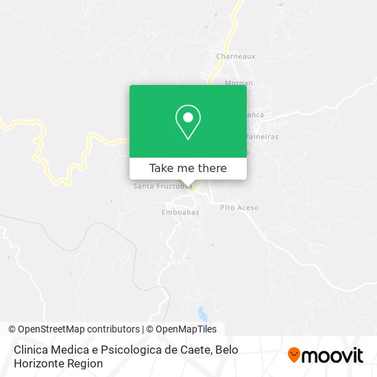 Clinica Medica e Psicologica de Caete map