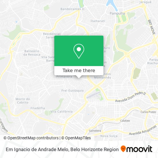 Em Ignacio de Andrade Melo map