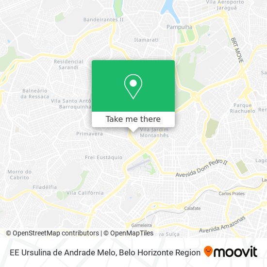EE Ursulina de Andrade Melo map