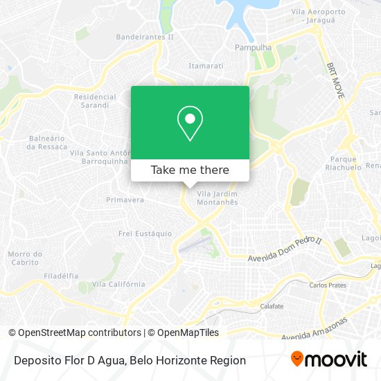 Deposito Flor D Agua map