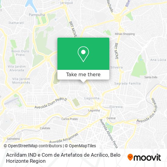 Acrildam IND e Com de Artefatos de Acrilico map