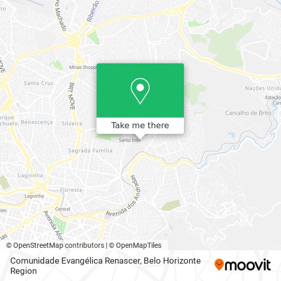 Comunidade Evangélica Renascer map