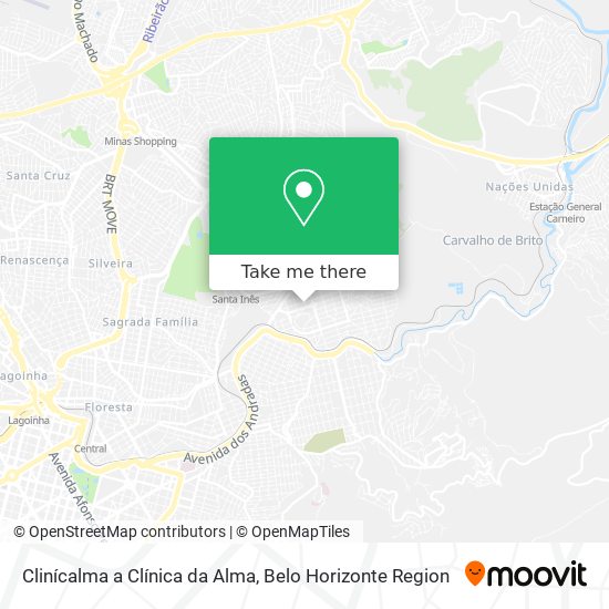 Clinícalma a Clínica da Alma map