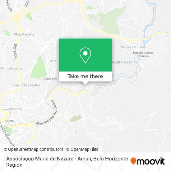 Associação Maria de Nazaré - Aman map