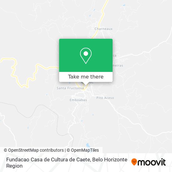 Fundacao Casa de Cultura de Caete map