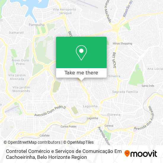 Mapa Controtel Comércio e Serviços de Comunicação Em Cachoeirinha