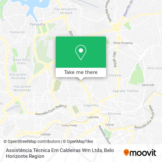 Assistência Técnica Em Caldeiras Wm Ltda map