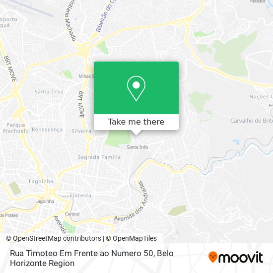 Rua Timoteo Em Frente ao Numero 50 map