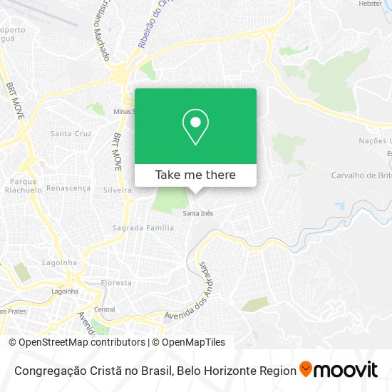 Congregação Cristã no Brasil map