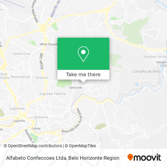 Alfabeto Confeccoes Ltda map