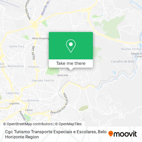 Cgc Turismo Transporte Especiais e Escolares map