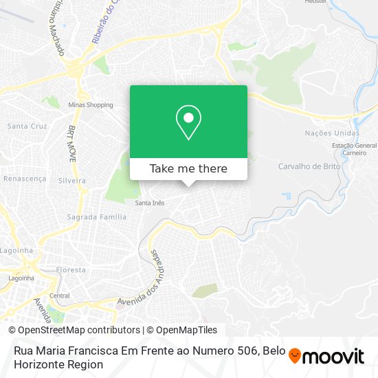 Rua Maria Francisca Em Frente ao Numero 506 map