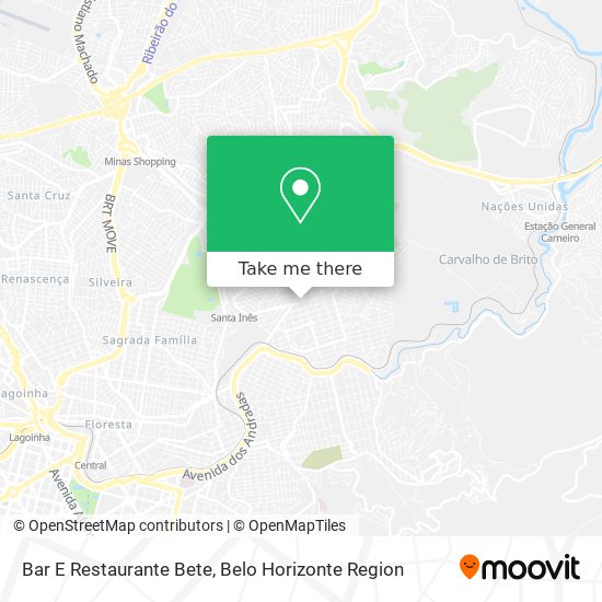 Bar E Restaurante Bete map