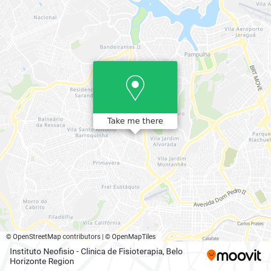 Instituto Neofisio - Clinica de Fisioterapia map