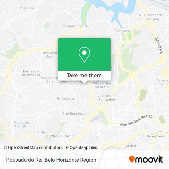 Pousada do Rei map