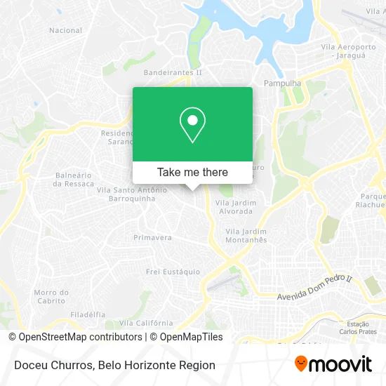 Doceu Churros map