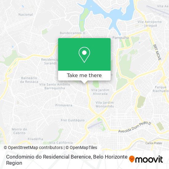 Condominio do Residencial Berenice map