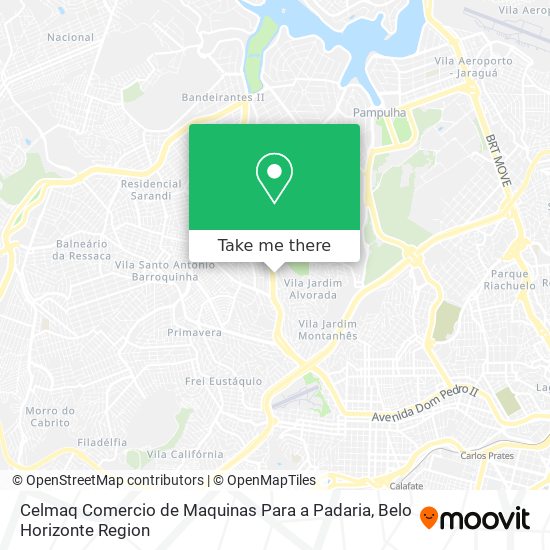 Celmaq Comercio de Maquinas Para a Padaria map