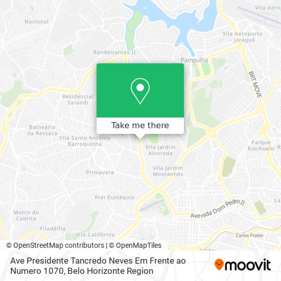 Ave Presidente Tancredo Neves Em Frente ao Numero 1070 map