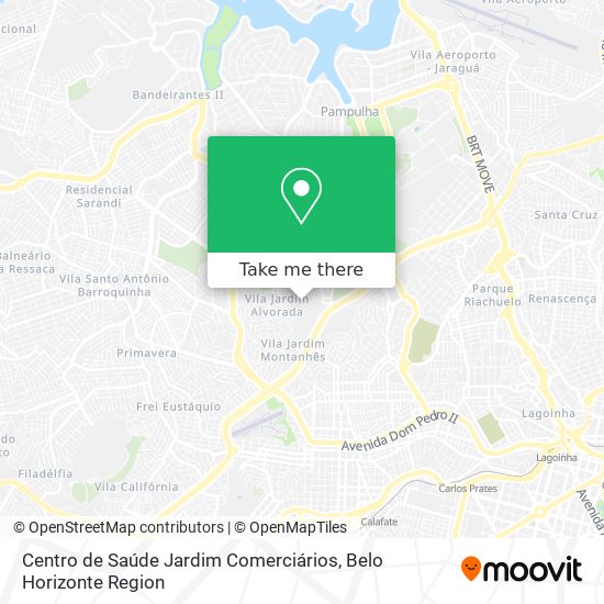 Centro de Saúde Jardim Comerciários map