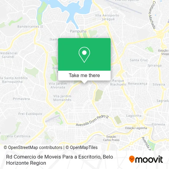 Rd Comercio de Moveis Para a Escritorio map