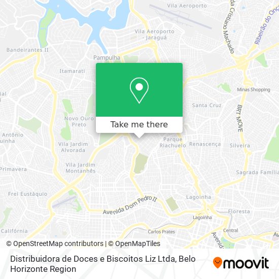 Distribuidora de Doces e Biscoitos Liz Ltda map