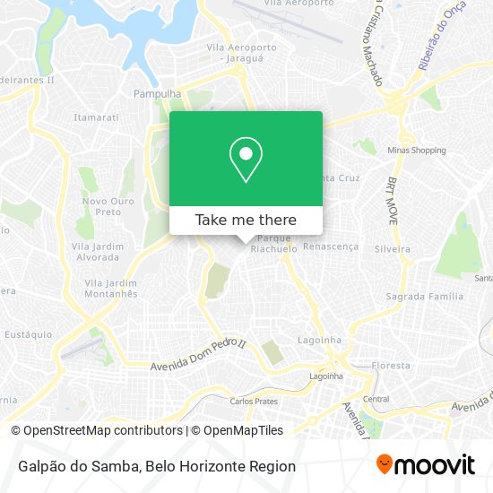 Galpão do Samba map