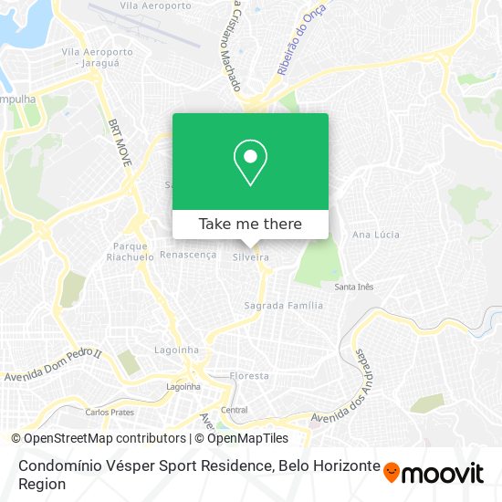 Condomínio Vésper Sport Residence map