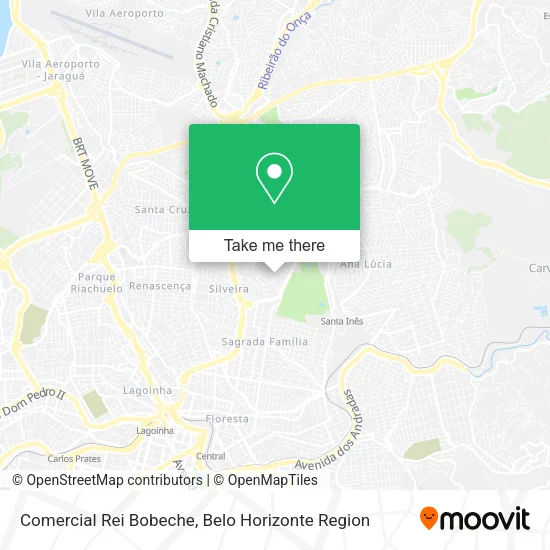 Comercial Rei Bobeche map