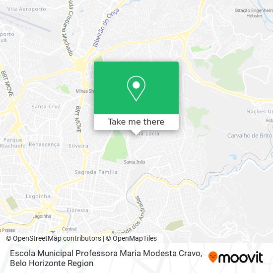 Escola Municipal Professora Maria Modesta Cravo map