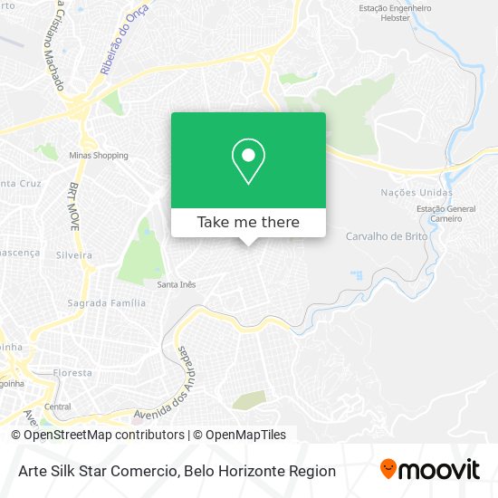 Arte Silk Star Comercio map