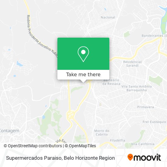 Supermercados Paraiso map