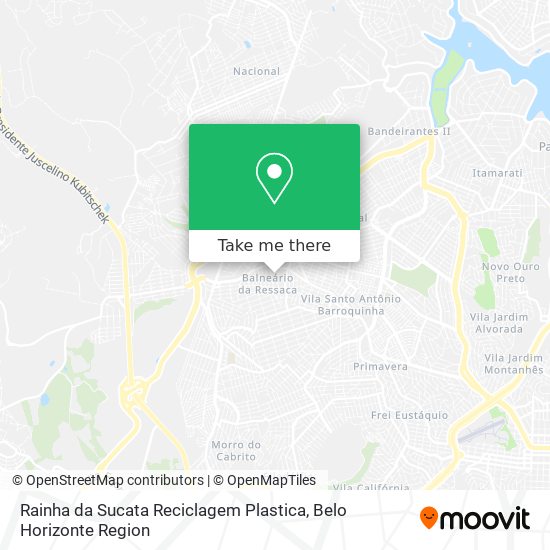 Rainha da Sucata Reciclagem Plastica map