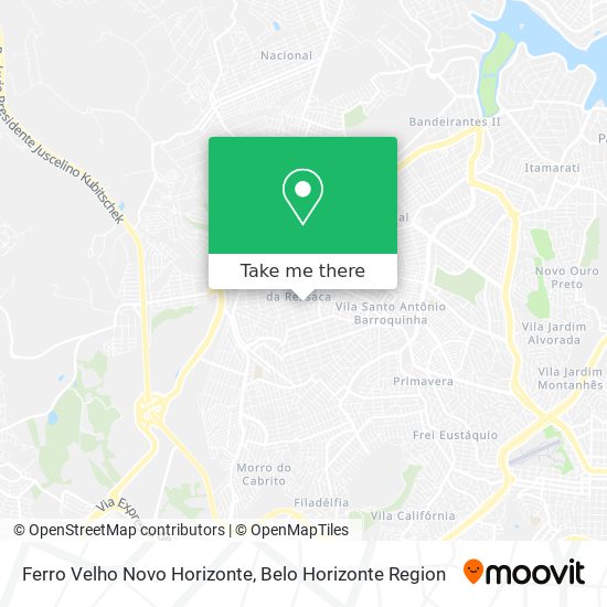 Ferro Velho Novo Horizonte map