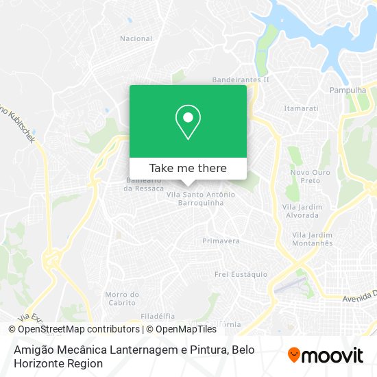Amigão Mecânica Lanternagem e Pintura map