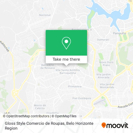 Gloss Style Comercio de Roupas map