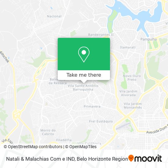 Natali & Malachias Com e IND map