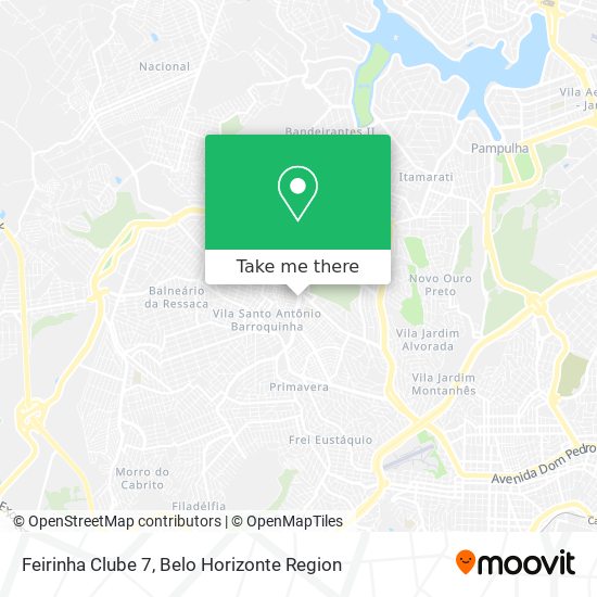 Feirinha Clube 7 map