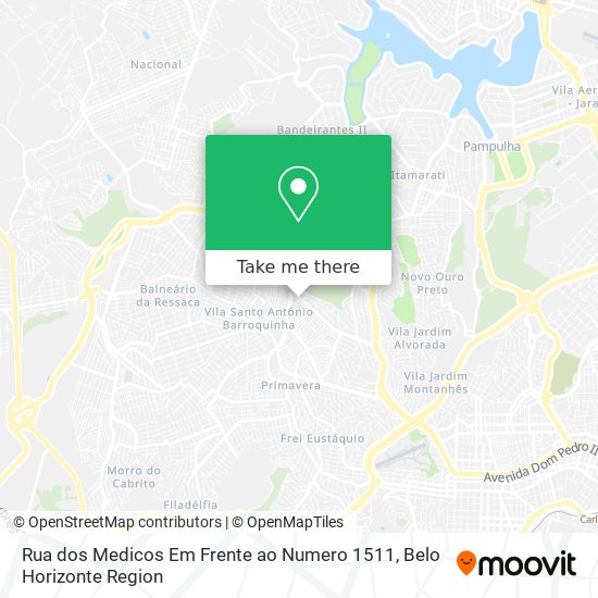 Rua dos Medicos Em Frente ao Numero 1511 map