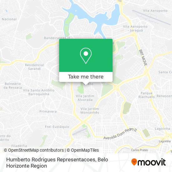 Humberto Rodrigues Representacoes map
