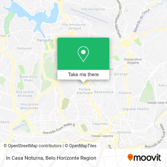 In Casa Noturna map