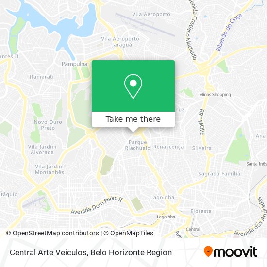 Central Arte Veiculos map
