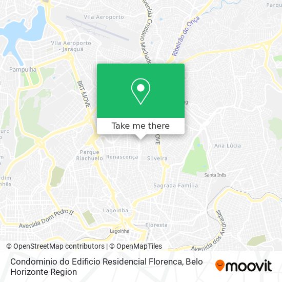 Mapa Condominio do Edificio Residencial Florenca