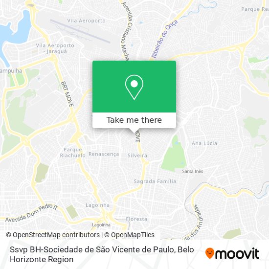 Ssvp BH-Sociedade de São Vicente de Paulo map
