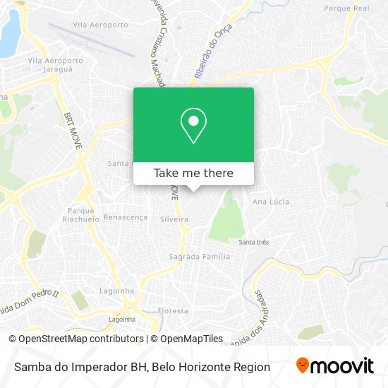 Samba do Imperador BH map