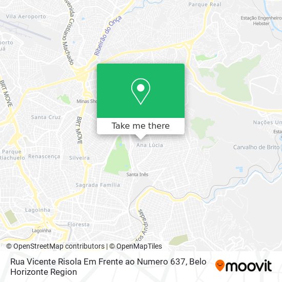 Rua Vicente Risola Em Frente ao Numero 637 map
