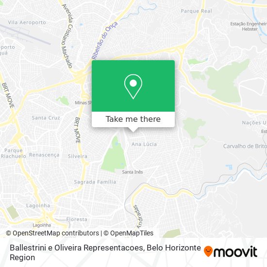 Ballestrini e Oliveira Representacoes map